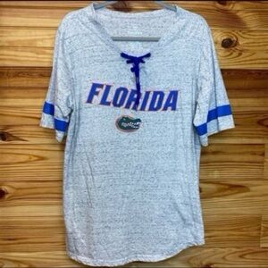 UF University of Florida gators v-neck jersey top 1x